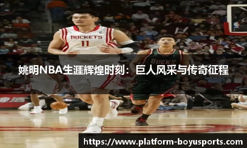 姚明NBA生涯辉煌时刻：巨人风采与传奇征程